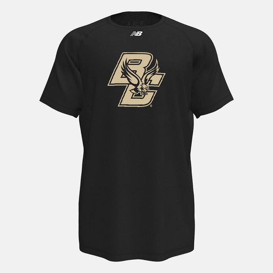 Team Black Raglan Tech Tee(Boston College) | New Balance Clothing