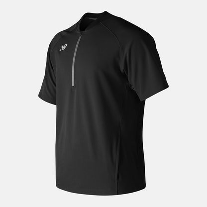 Team Black Short Sleeve 3000 Batting Jacket | New Balance Clothing