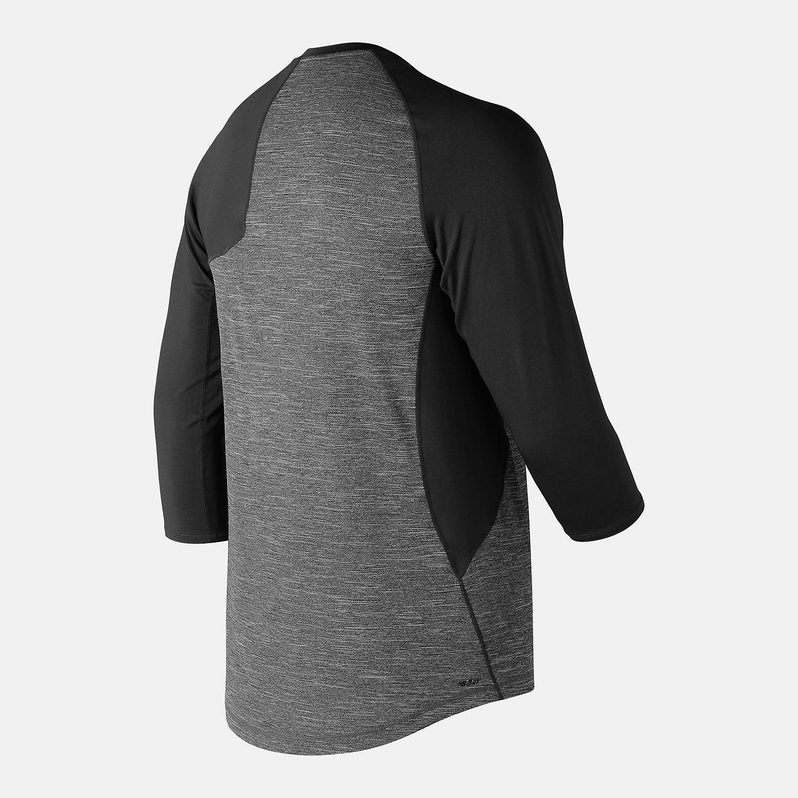Black Asym 2.0 Left 3/4 Sleeve | New Balance Clothing