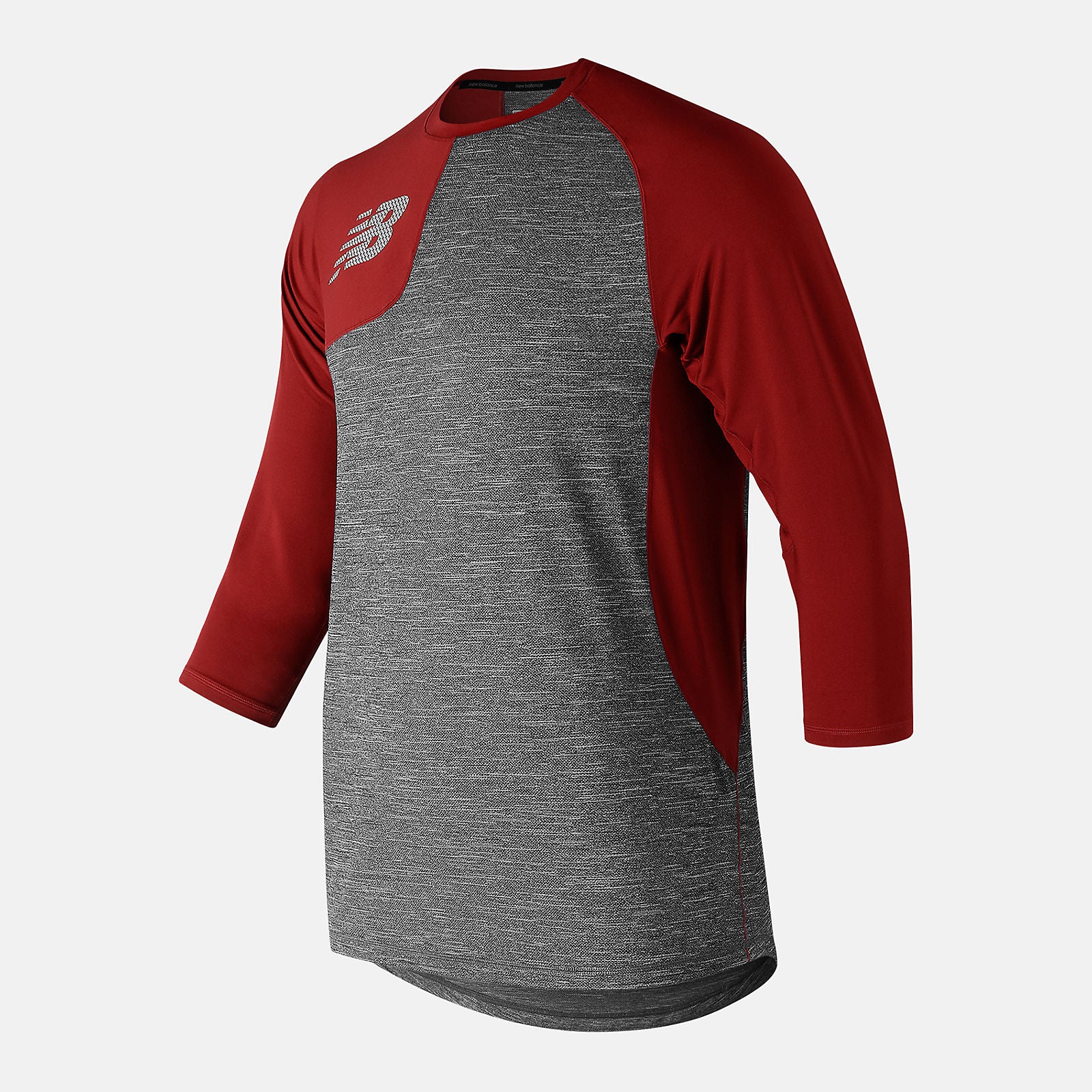 Team Red Asym 2.0 Right 3/4 Sleeve | New Balance Clothing