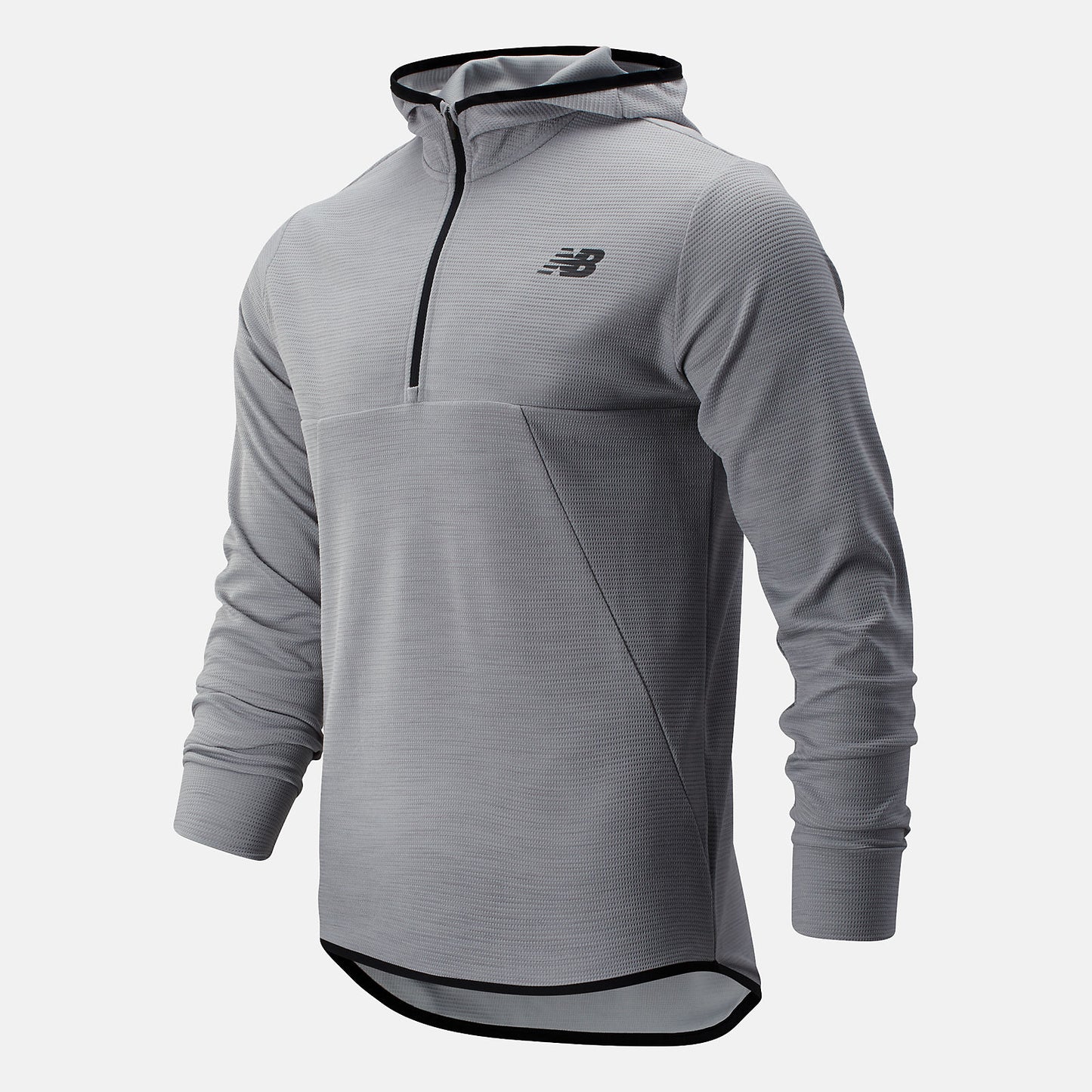 Athletic Grey Tenacity Hooded QTR Zip | New Balance Clothing