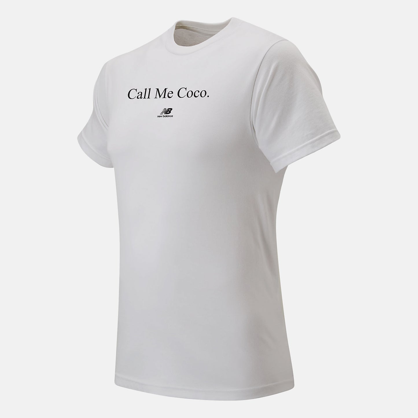 White/Black Call Me Coco Tee | New Balance Clothing
