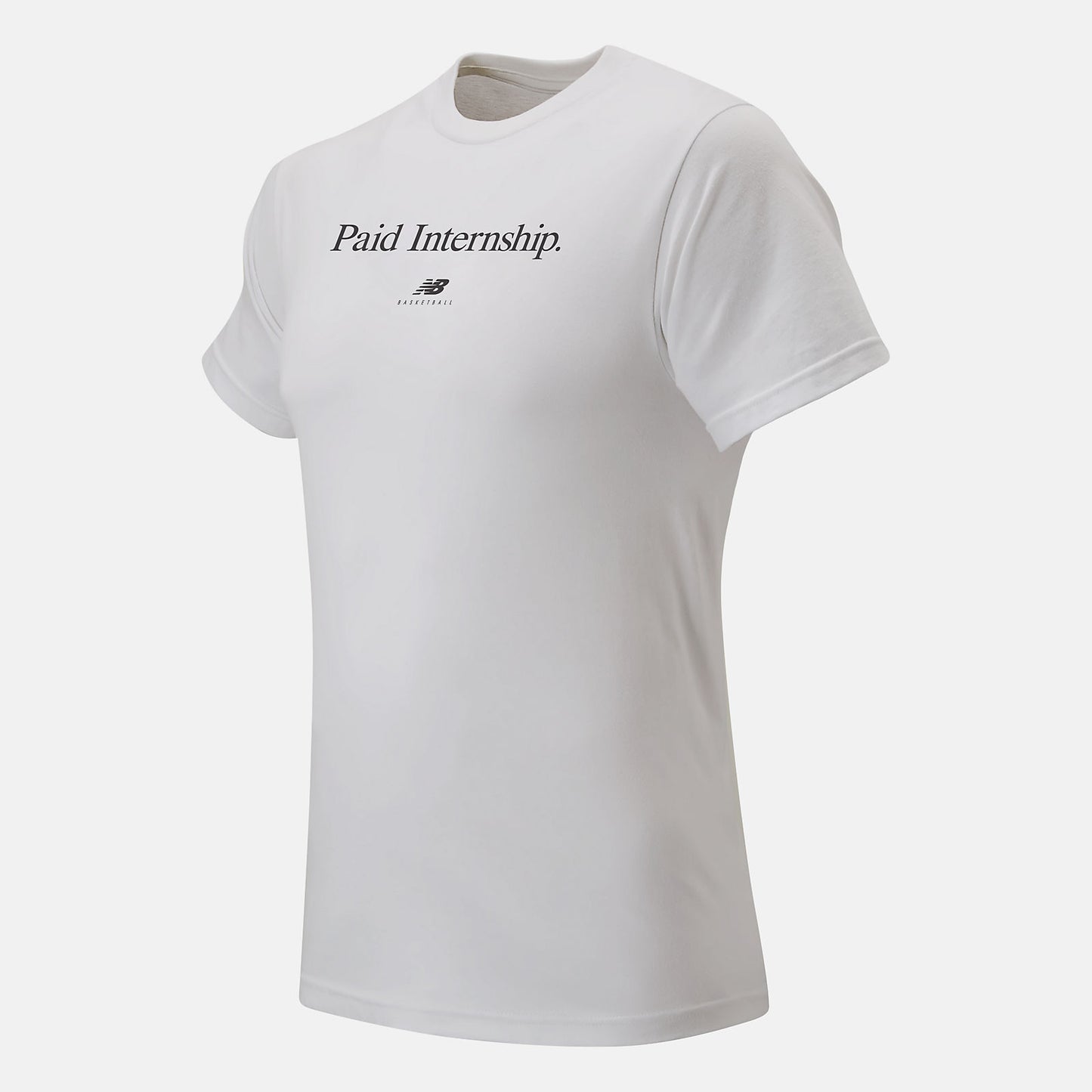 White Paid Internship Tee | New Balance Clothing