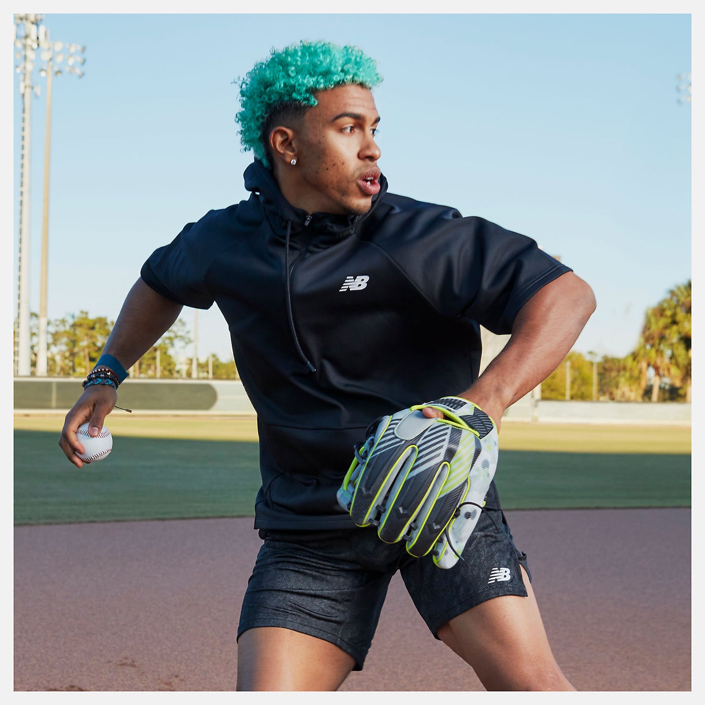 Black BP Fleece Hoodie | New Balance Clothing