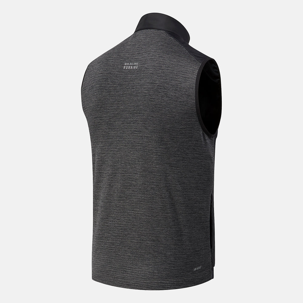 Heather Charcoal NYC Marathon Impact Run Grid Back Vest | New Balance Clothing