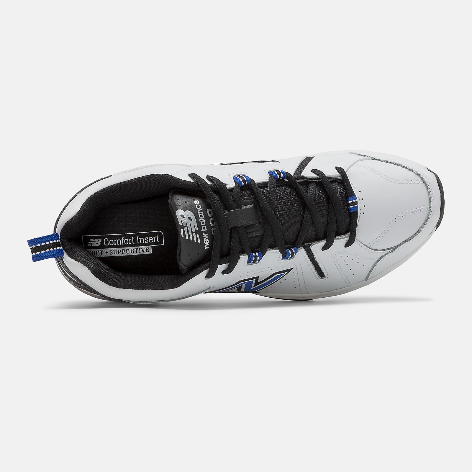 White/Team Royal and Black 608v5 | New Balance Shoes