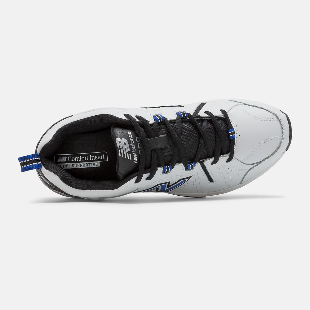 White/Team Royal and Black 608v5 | New Balance Shoes