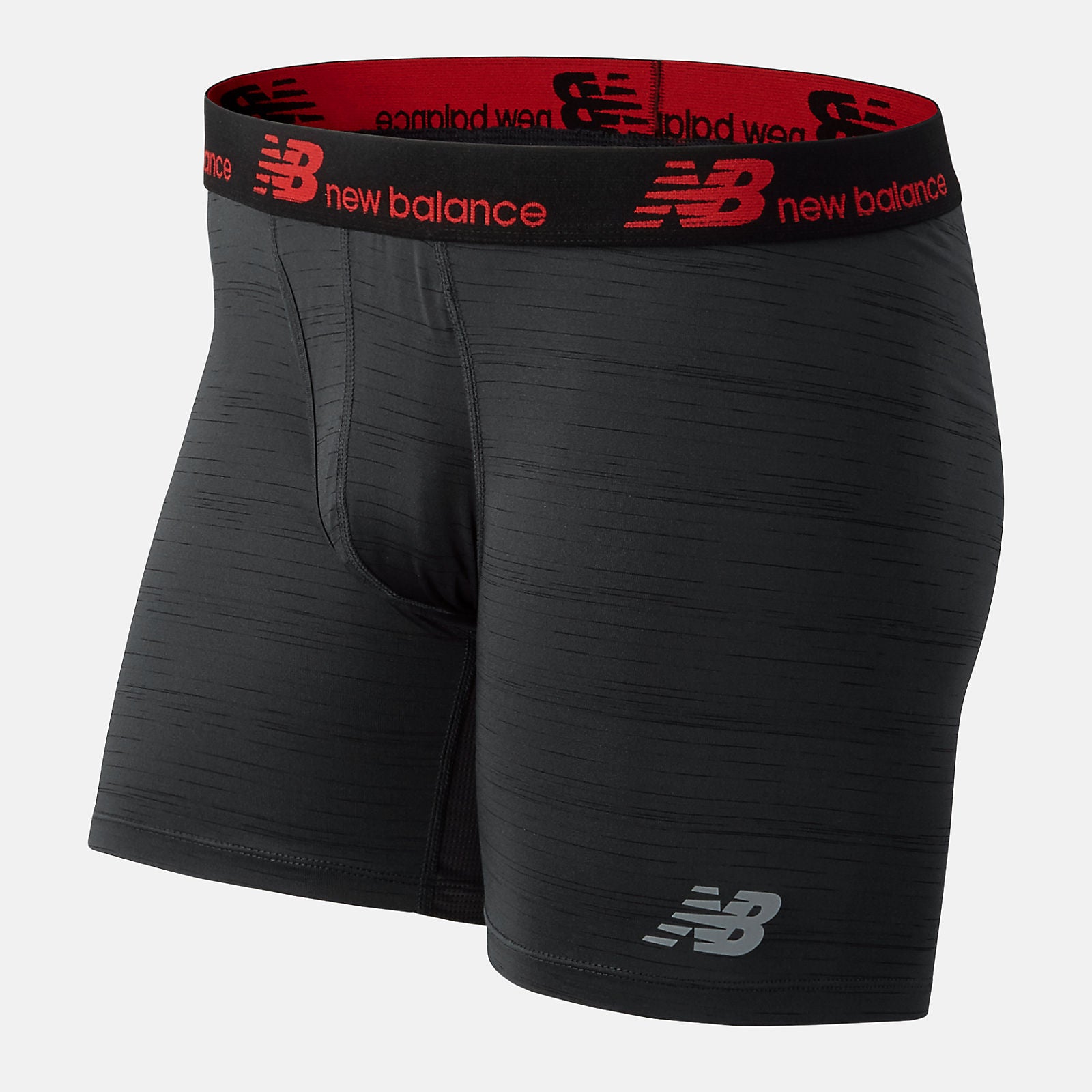 Black/Red NB Dry 6 Inch Boxer Brief 2 Pack | New Balance Accessories