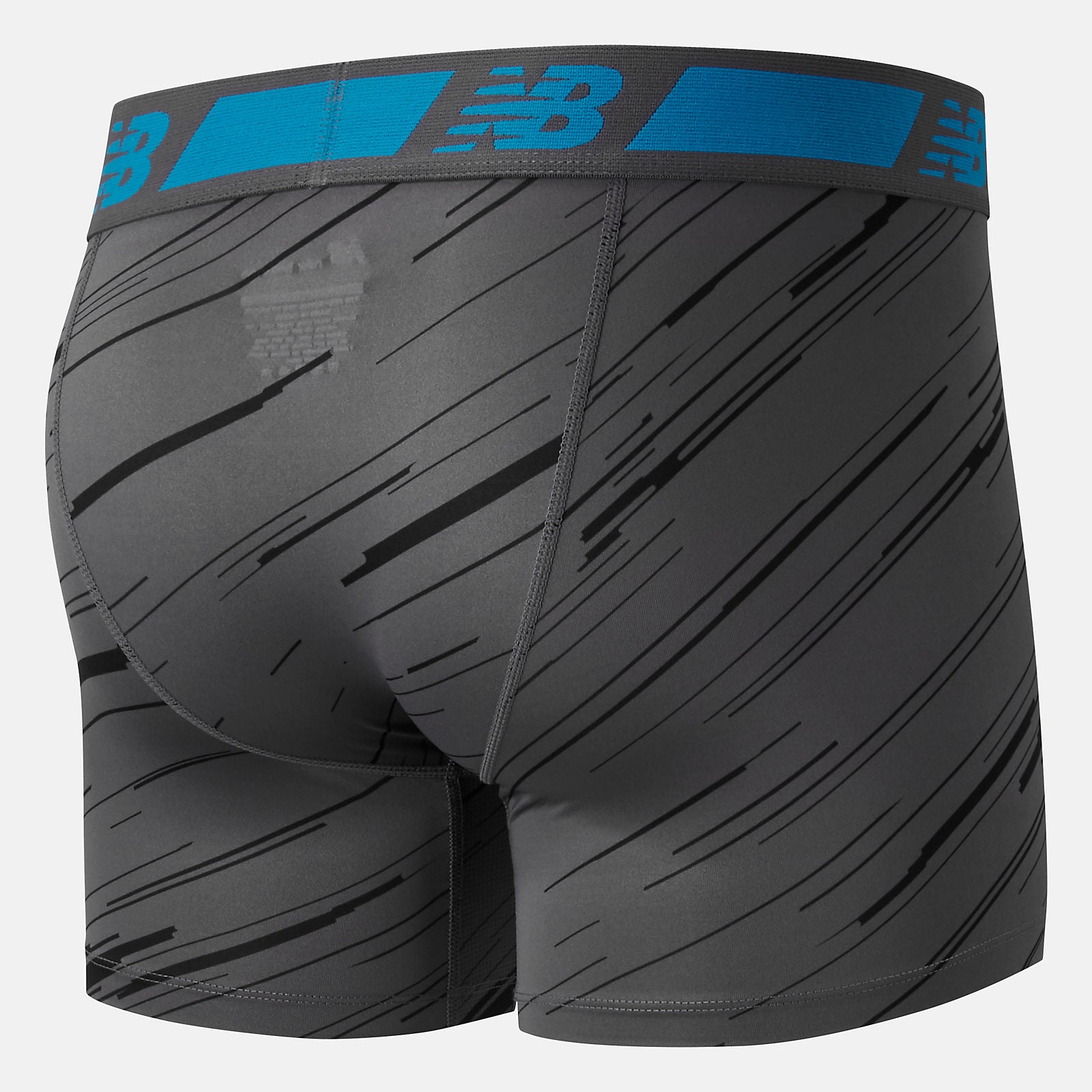 Black/Lead NB Dry 6 Inch Boxer Brief 2 Pack | New Balance Accessories