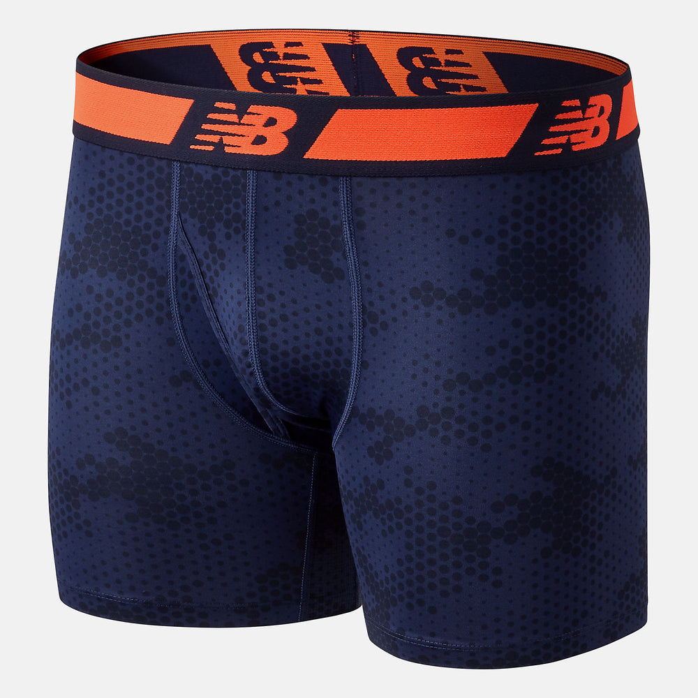 Pigment/Pigment Print NB Dry 6 Inch Boxer Brief 2 Pack | New Balance Accessories