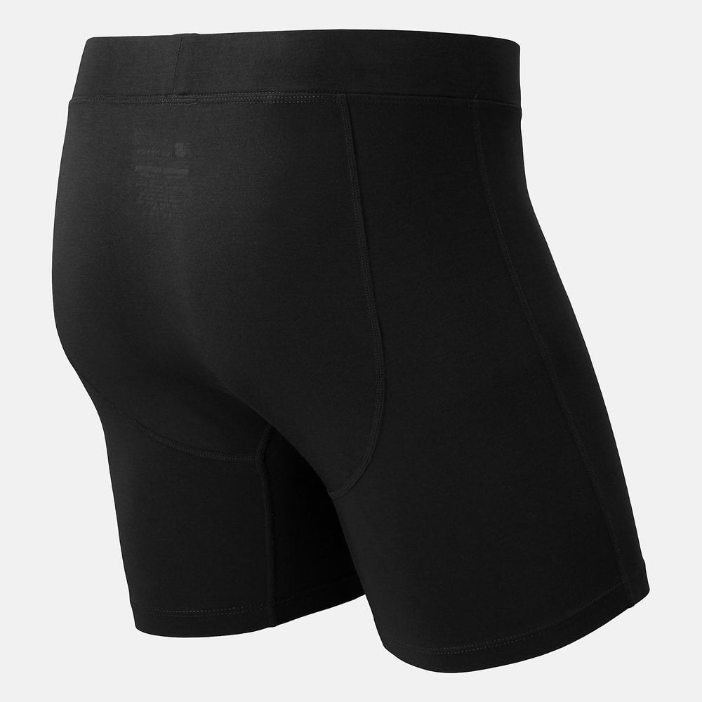 Black Premium 6 Inch Boxer Brief 1 Pair | New Balance Accessories