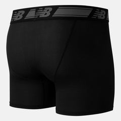 Black Men Mesh 6 Inch Boxer Brief 2 Pack | New Balance Accessories
