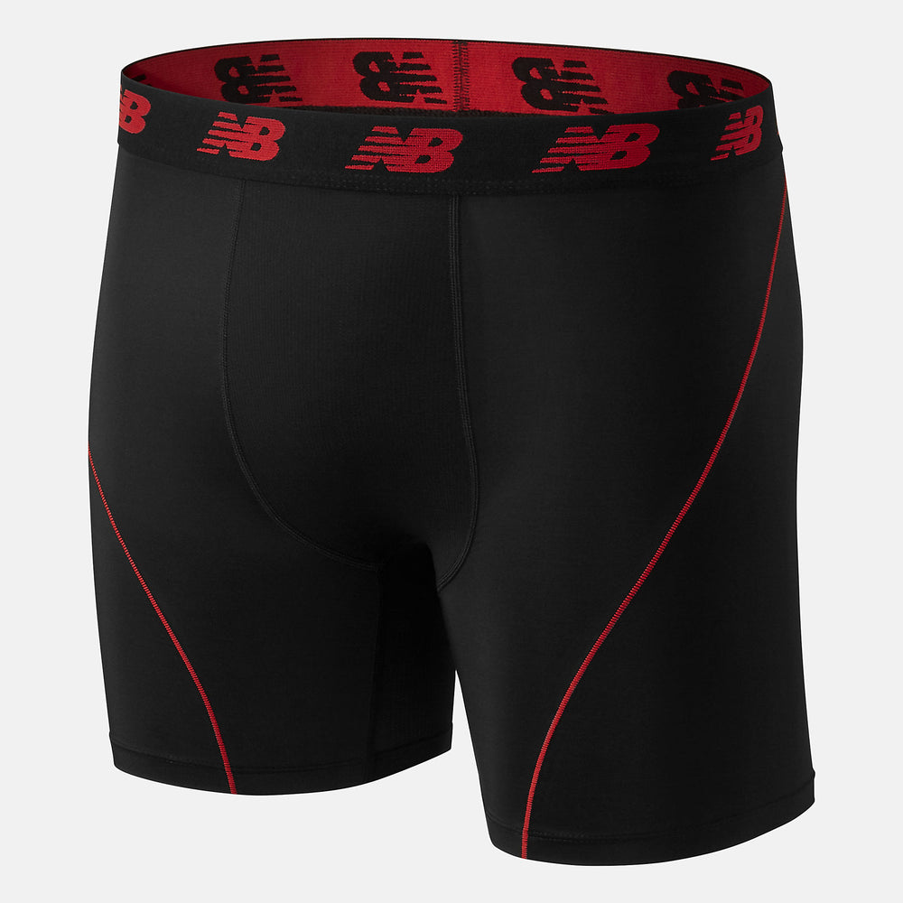 Black Men Ice 2.0 6 Inch Boxer 2PK | New Balance Accessories
