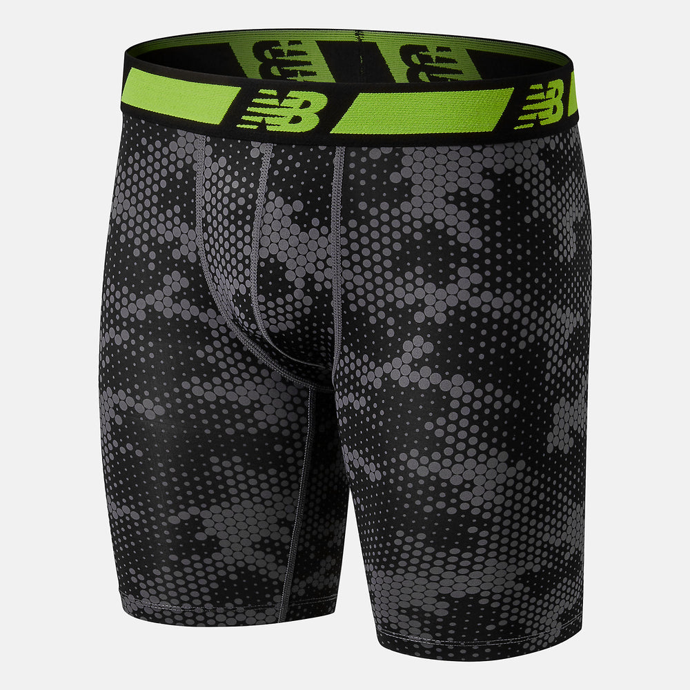 Black/Black Camo Men Dry/Fresh 9 Inch Brief 2 Pack | New Balance Accessories