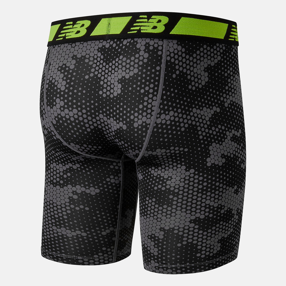 Black/Black Camo Men Dry/Fresh 9 Inch Brief 2 Pack | New Balance Accessories