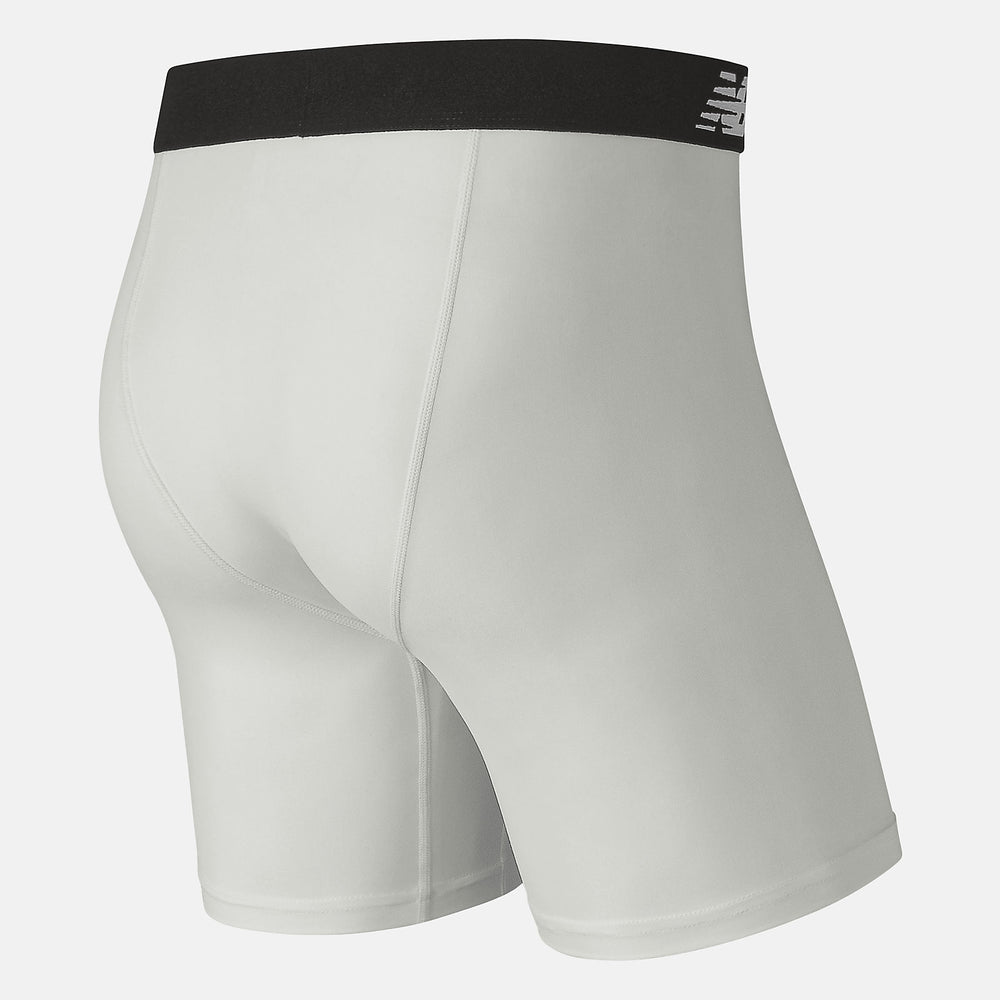 White M 6" Ultra Boxer Brief | New Balance Accessories