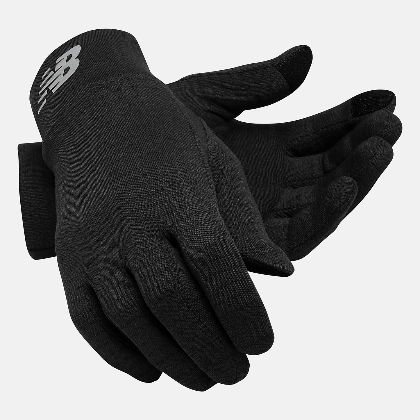 Black Grid Fleece Glove | New Balance Accessories