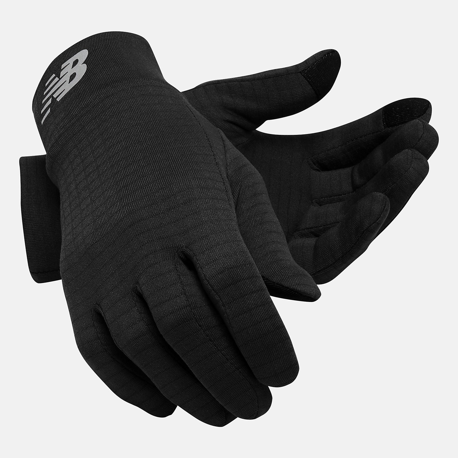 Black Grid Fleece Glove | New Balance Accessories