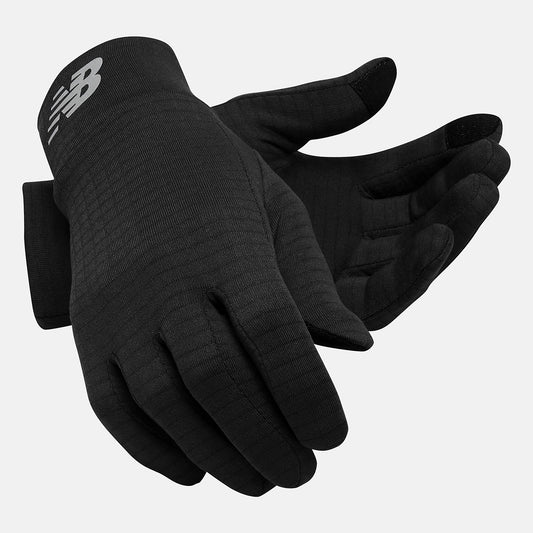 Black Grid Fleece Glove | New Balance Accessories