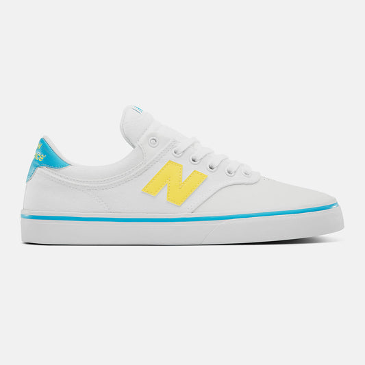 White/Yellow Numeric 255 | New Balance Shoes