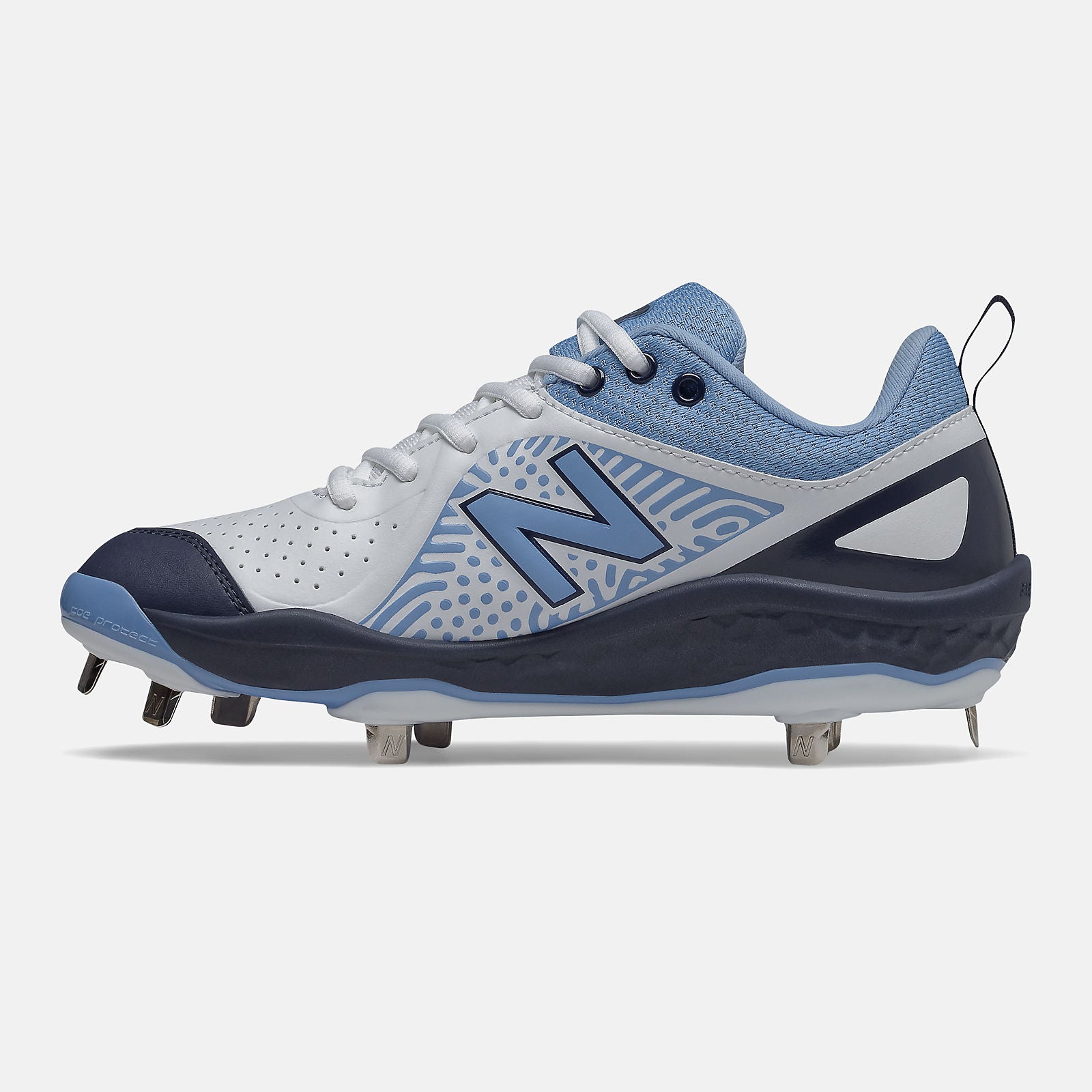 Navy/Team Carolina and White Fresh Foam Velo v2 | New Balance Shoes