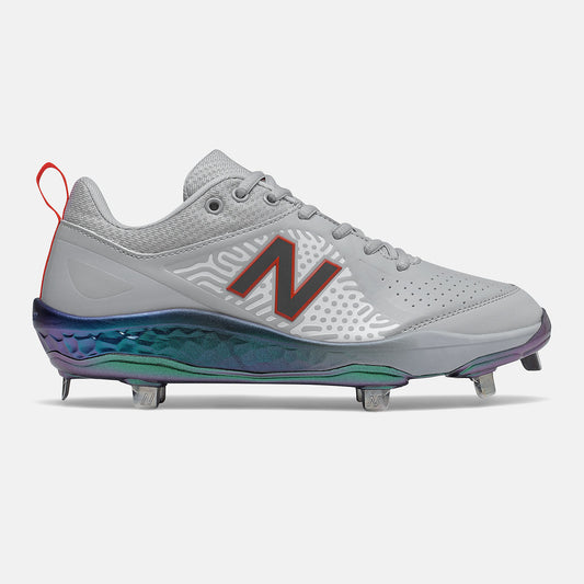 Grey/Flame and Iridescent Fresh Foam Velo v2 VIP | New Balance Shoes