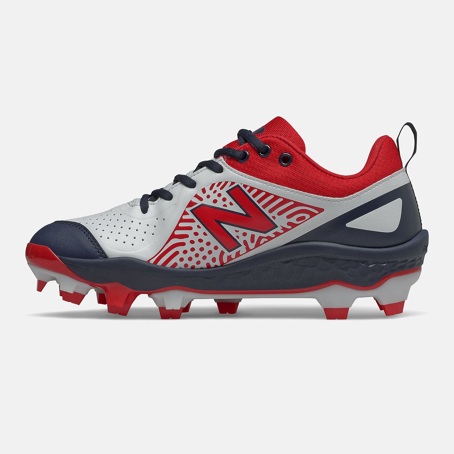 Red/White and Navy Fresh Foam Velo v2 Molded | New Balance Shoes