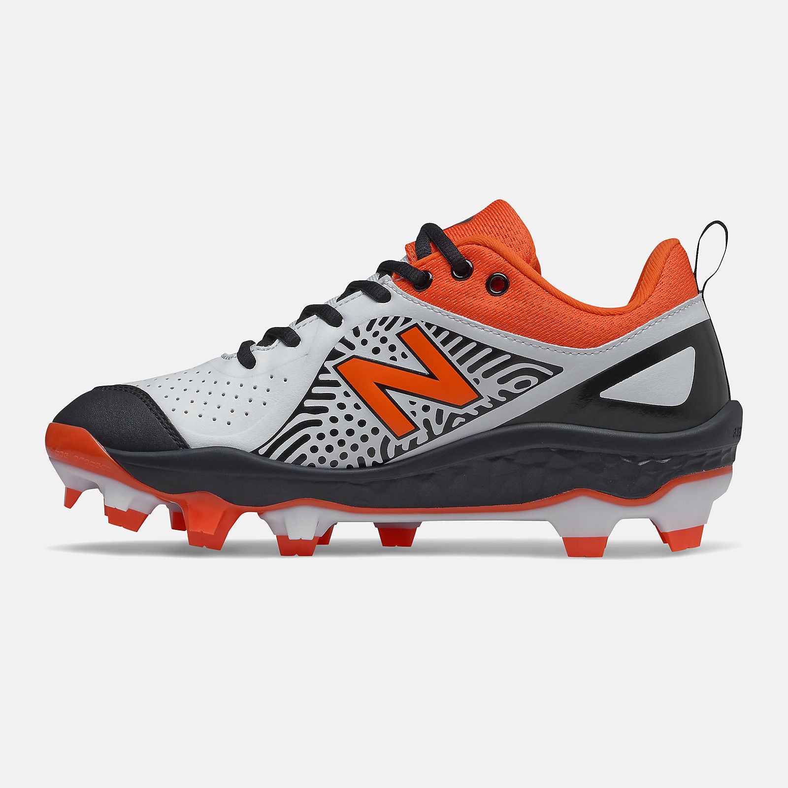 Black/Orange and White Fresh Foam Velo v2 Molded | New Balance Shoes