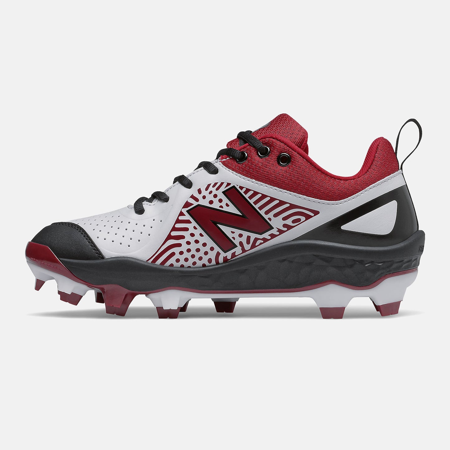 Maroon/Black and White Fresh Foam Velo v2 Molded | New Balance Shoes