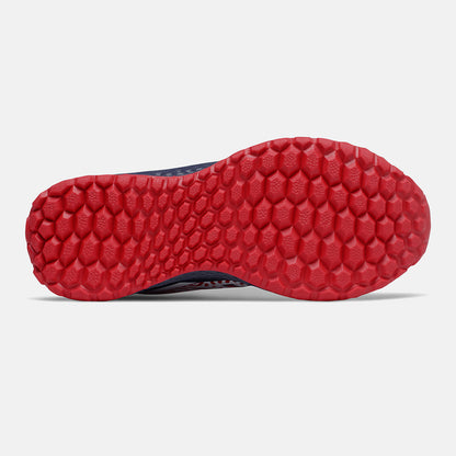 Red/White and Navy Fresh Foam Velo v2 Turf | New Balance Shoes