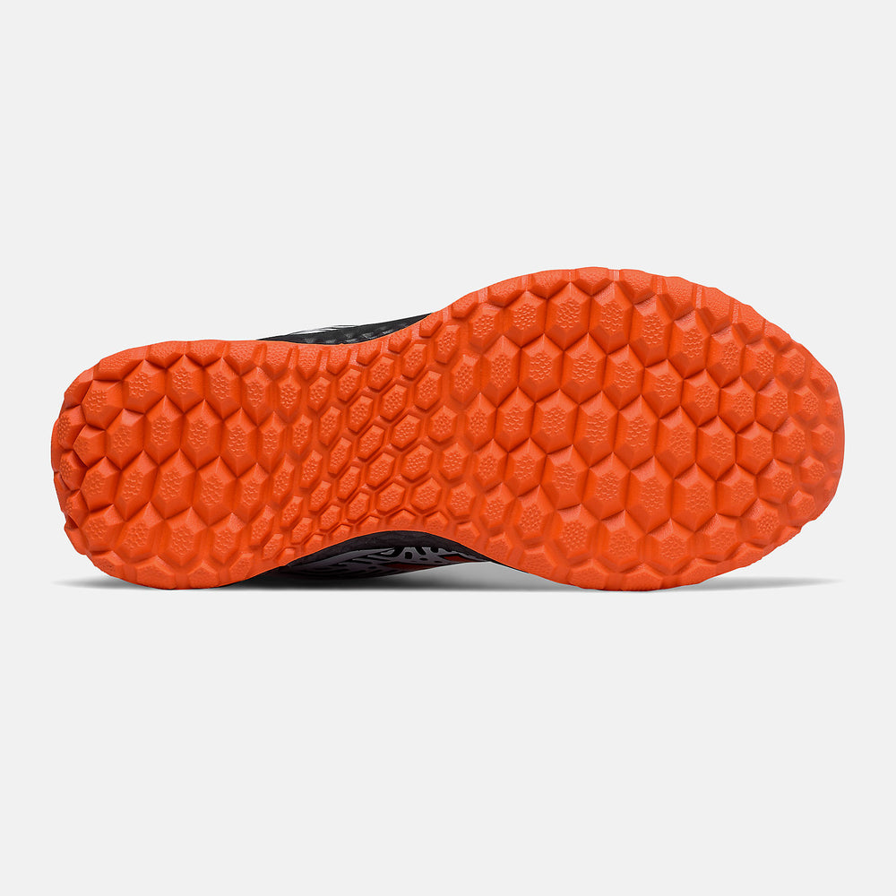 Black/Orange and White Fresh Foam Velo v2 Turf | New Balance Shoes