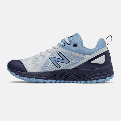 Navy/Team Carolina and White Fresh Foam Velo v2 Turf | New Balance Shoes