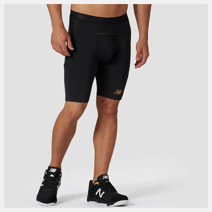 Team Black 4040 Compression Slider Short | New Balance Clothing