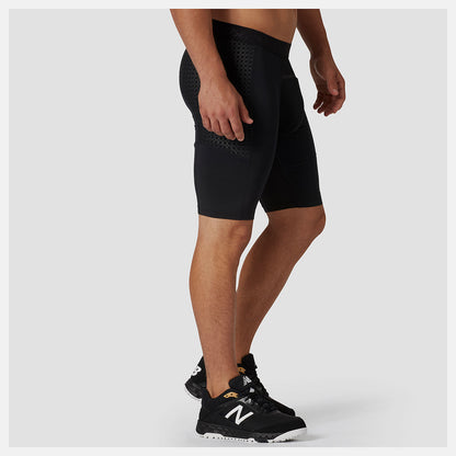 Team Black 4040 Compression Slider Short | New Balance Clothing