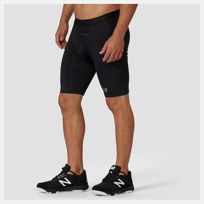 Team Black 4040 Compression Slider Short | New Balance Clothing