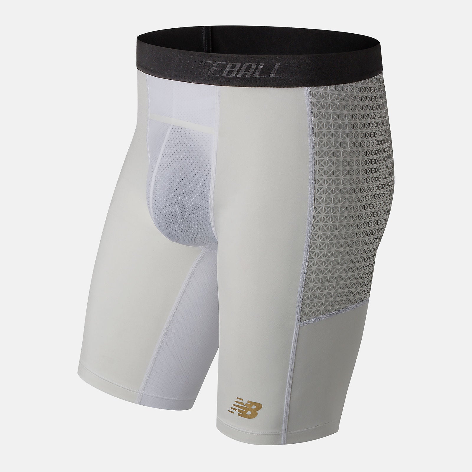White 4040 Compression Slider Short | New Balance Clothing