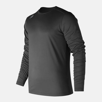 Team Black LS Tech Baseball Tee | New Balance Clothing