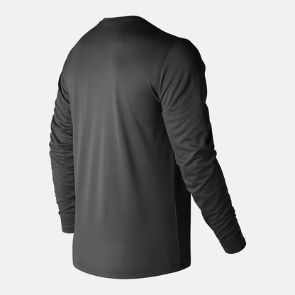 Team Black LS Tech Baseball Tee | New Balance Clothing
