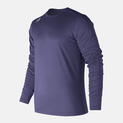 Team Navy LS Tech Baseball Tee | New Balance Clothing