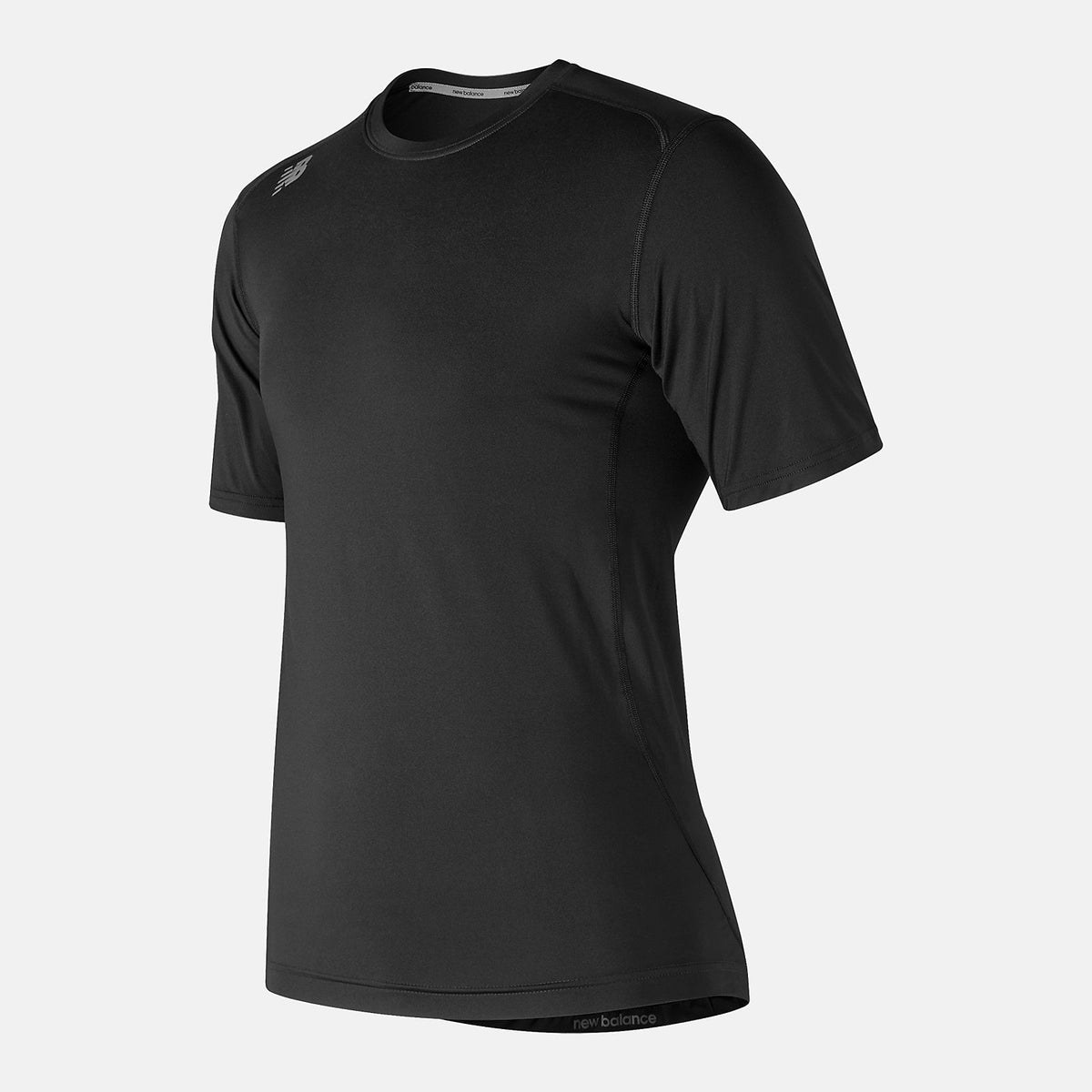 Team Black NB SS Compression Top | New Balance Clothing
