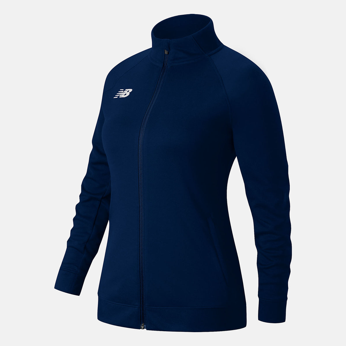 Team Navy Knit Training Jacket | New Balance Clothing