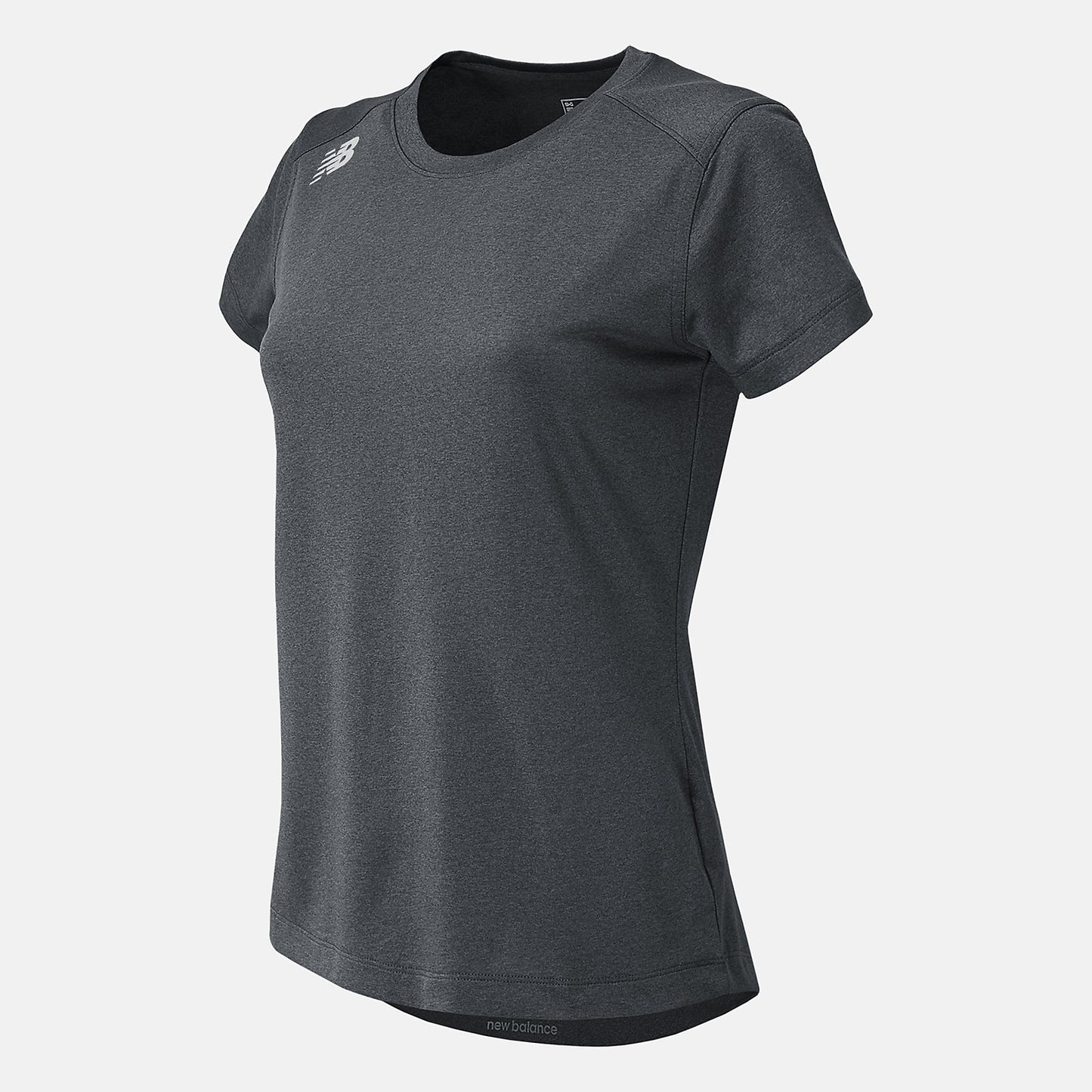 Dark Heather Grey NB Short Sleeve Tech Tee | New Balance Clothing