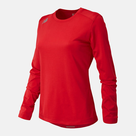Team Red NB Long Sleeve Tech Tee | New Balance Clothing