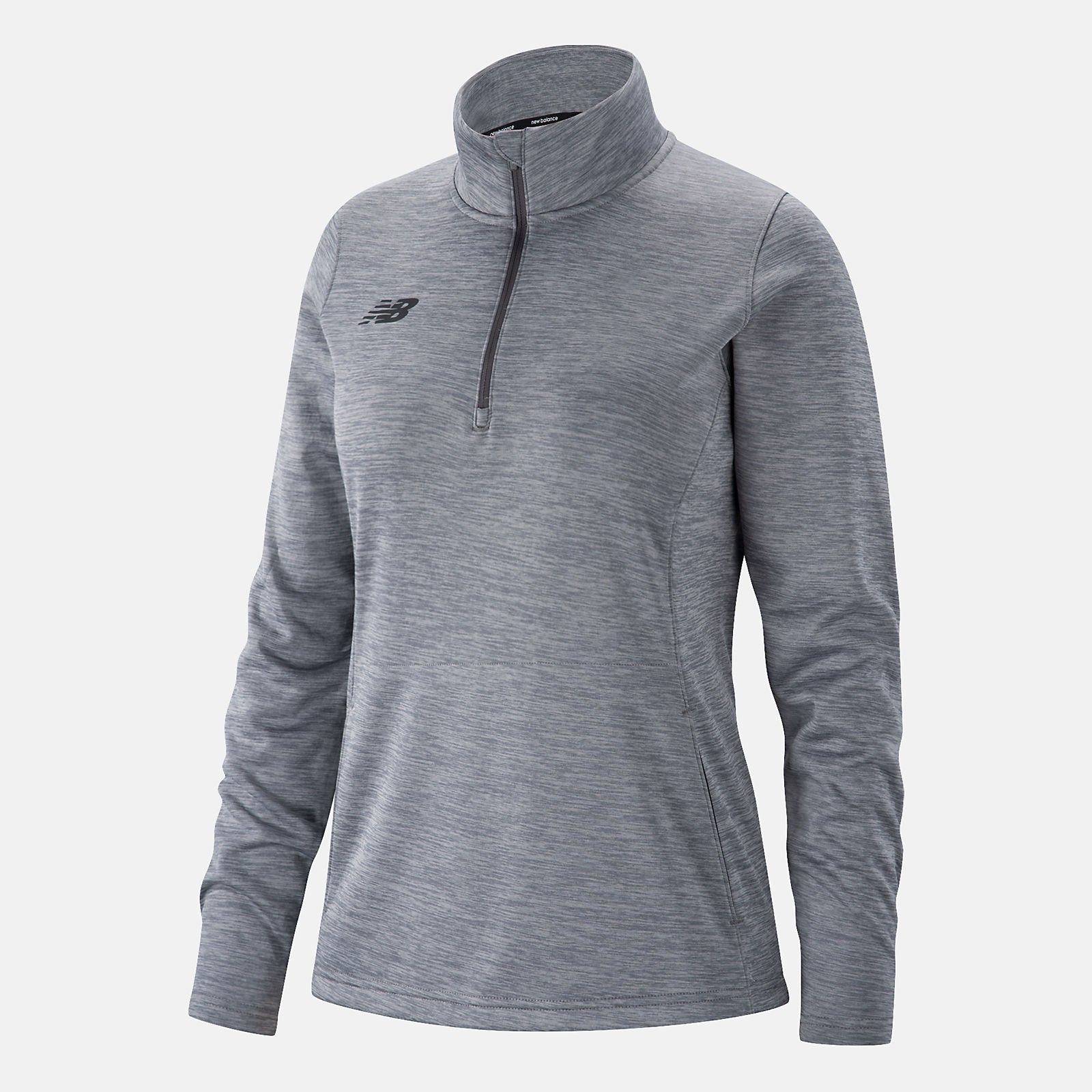 Med Heather Grey Women Thermal Half Zip | New Balance Clothing