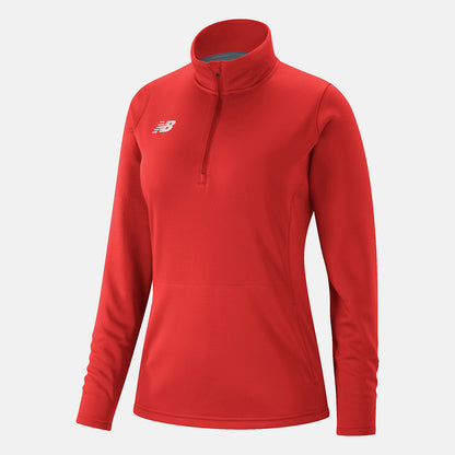 Team Red Women Thermal Half Zip | New Balance Clothing