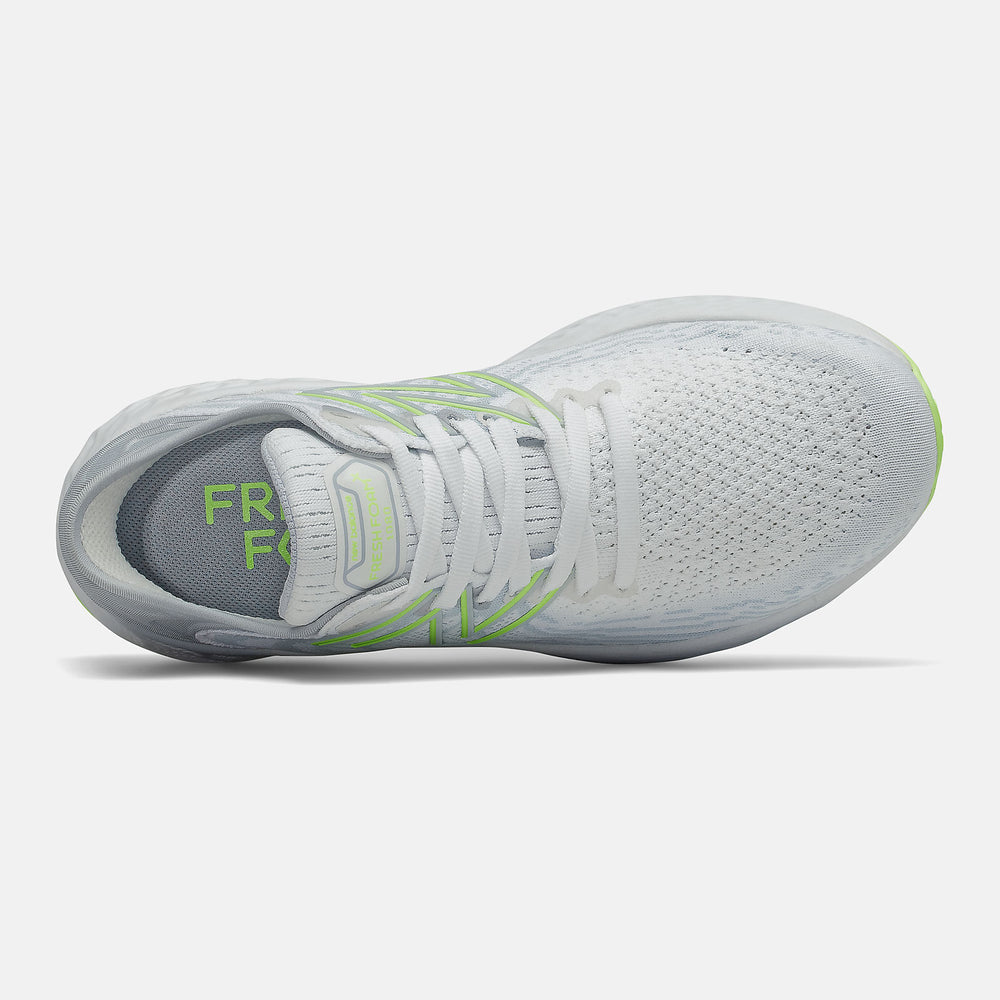 White/Bleached Lime Glo Fresh Foam 1080v11 | New Balance Shoes