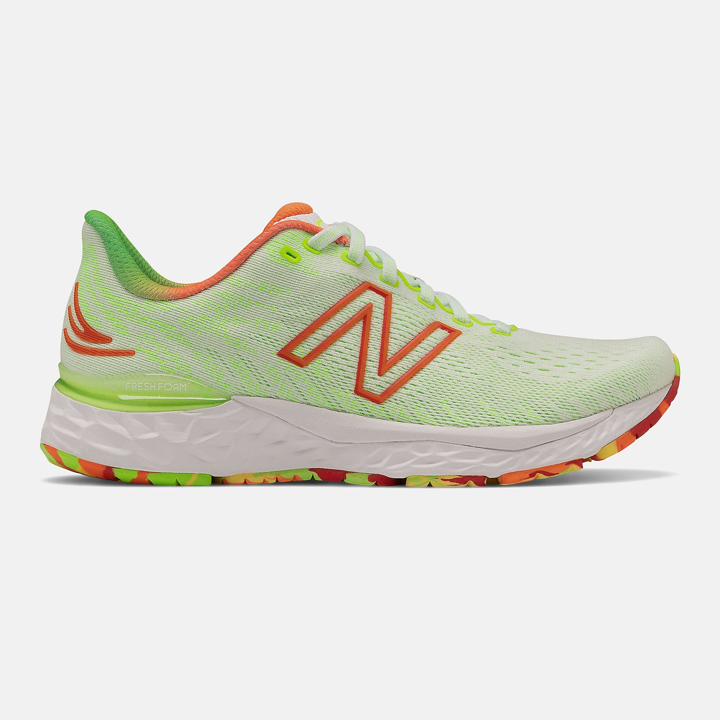 White/Energy Lime Fresh Foam 880v11 | New Balance Shoes