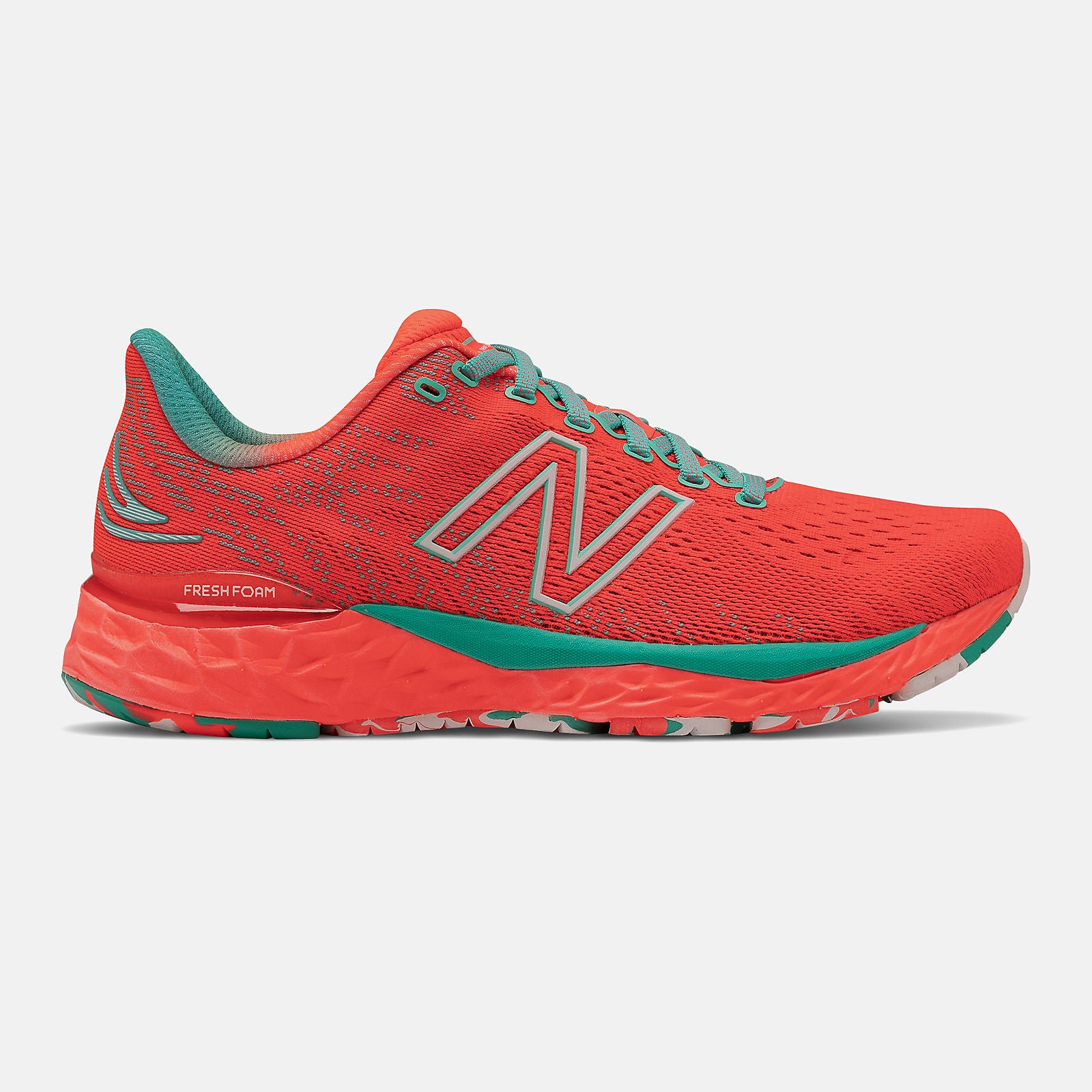 Vivid Coral/Emerald Sky Fresh Foam 880v11 | New Balance Shoes