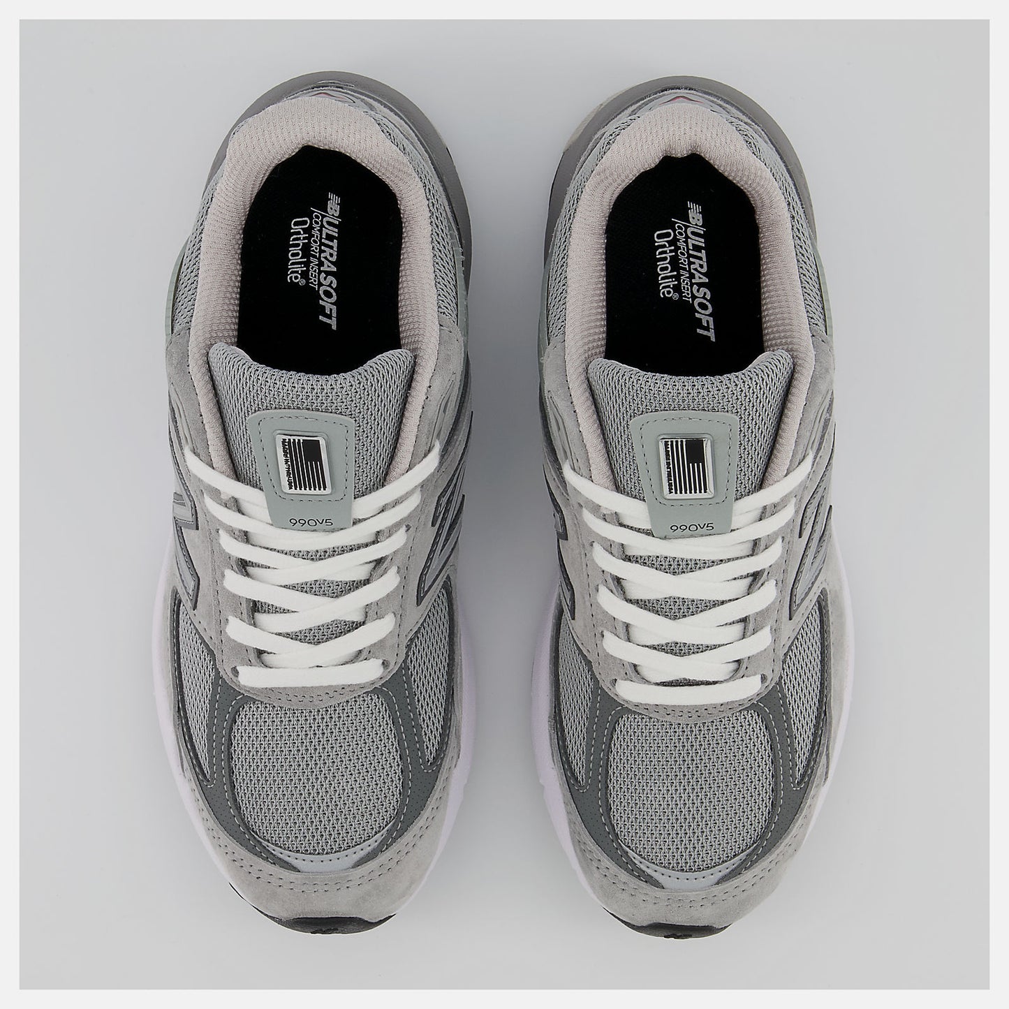 Grey/Castlerock Made in US 990v5 | New Balance Shoes