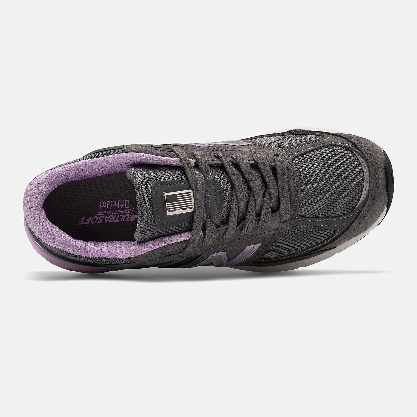 Lead/Dark Violet Glo Made IN US 990v5 | New Balance Shoes